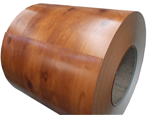 Chiny Wood / Stone Grain Pattern Galvanised Steel Coils Anti - Rust For Building dostawca