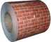 Wood / Stone Grain Pattern Galvanised Steel Coils Anti - Rust For Building dostawca