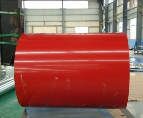 Chiny CGCC , CGLCC Aluzinc Painted Steel Coil Anti Impact For Construction Materials fabryka