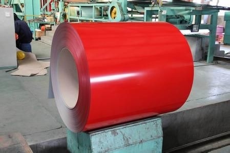 Chiny Czerwona farba HDP Lakierowana galwanicznie stalowa cewka CGLCC dla materiałów budowlanych fabryka